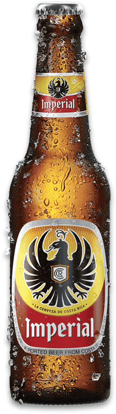 A bottle of Imperial Beer